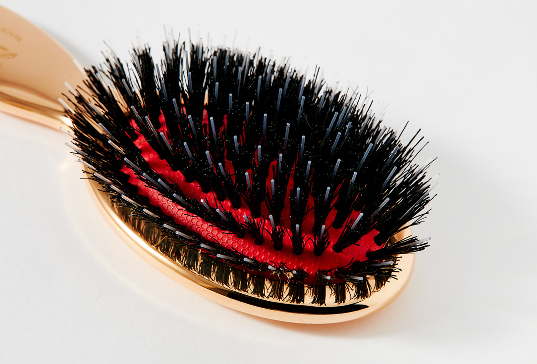 Janeke mini Hair brush  golden 