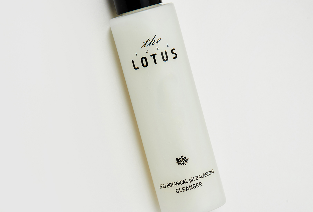 THE PURE LOTUS face cleansing gel foam Jeju Botanical pH Balancing