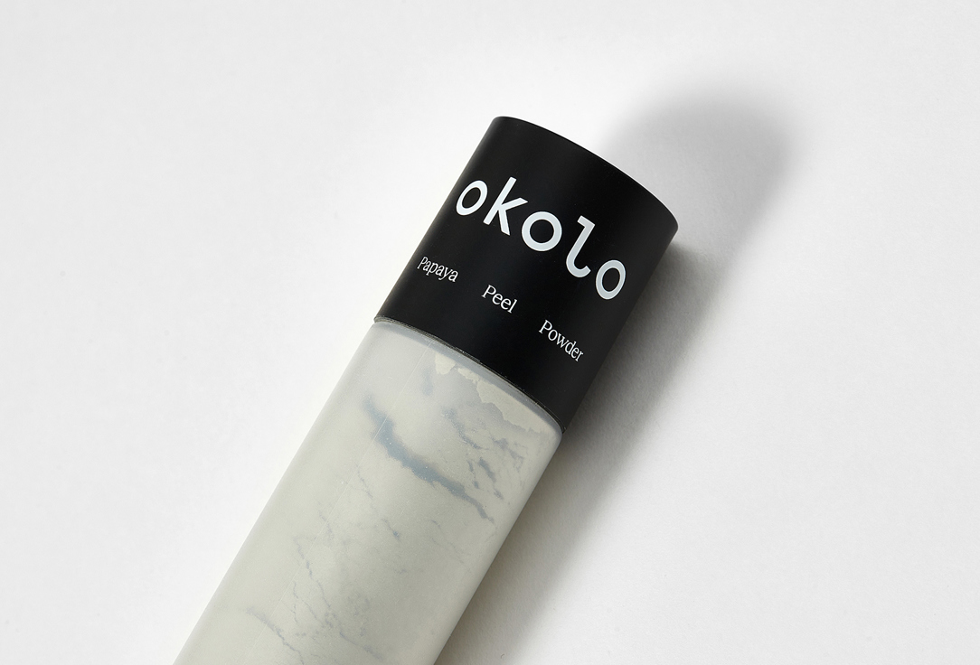 OKOLO Purifying exfoliating treatment for satisfying smoothness Papaya Peel Powder