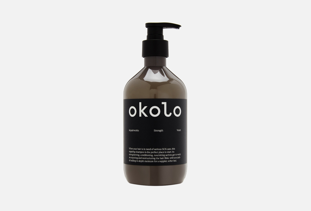 OKOLO Deeply repairing shampoo for super-soft shine Repairworks Strength Wash