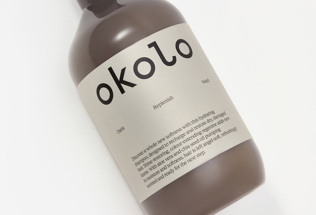 OKOLO Hydrating shampoo for softer shinier hair Oasis Replenish Wash