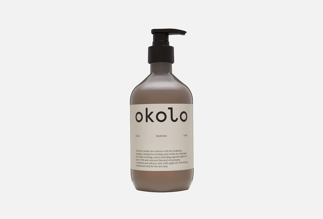 OKOLO Hydrating shampoo for softer shinier hair Oasis Replenish Wash