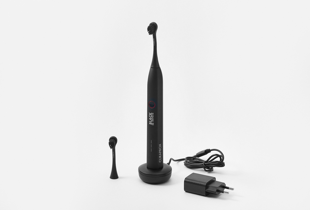 Curaprox Hydrosonic toothbrush Black is white