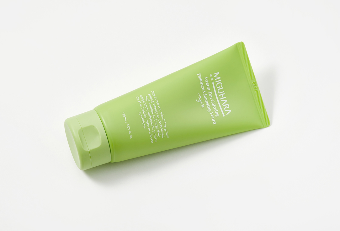 MIGUHARA Soothing Cleansing Face Foam Green Tea Calming Essence Cleansing Foam origin 120 ml MIGUHARA Soothing Cleansing Face Foam Green Tea Calming Essence Cleansing Foam origin