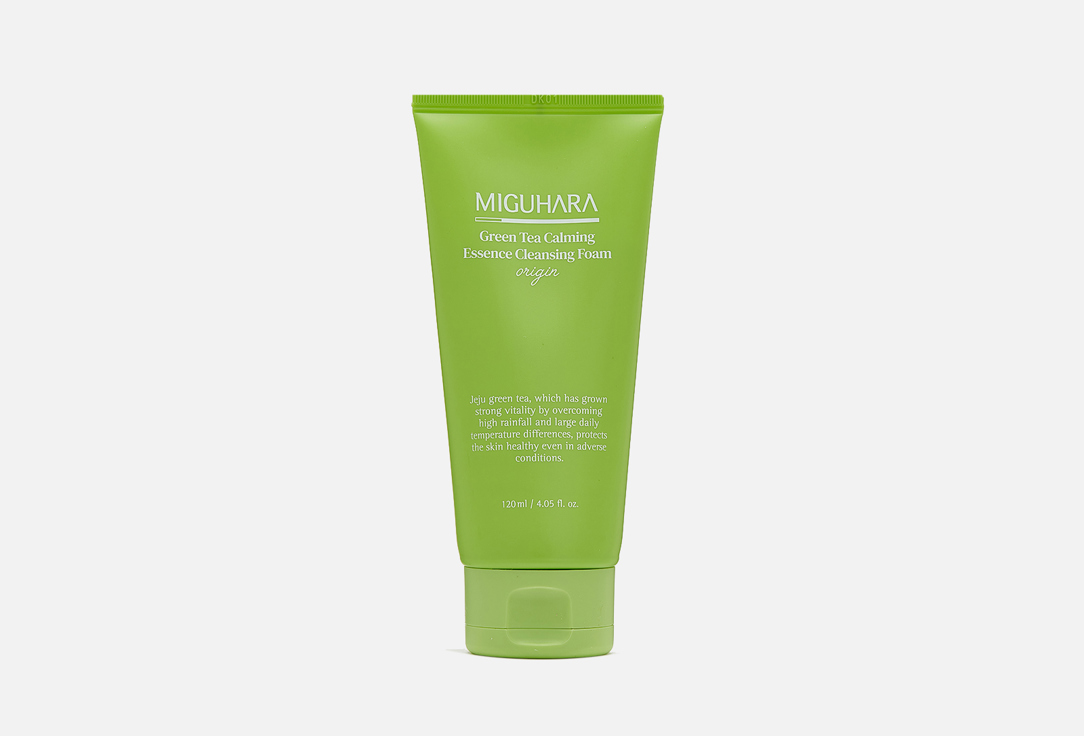 MIGUHARA Soothing Cleansing Face Foam Green Tea Calming Essence Cleansing Foam origin 120 ml MIGUHARA Soothing Cleansing Face Foam Green Tea Calming Essence Cleansing Foam origin