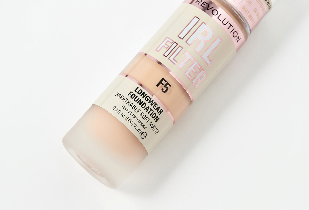 MakeUp Revolution Long-lasting Matte Liquid Foundation Irl Filter