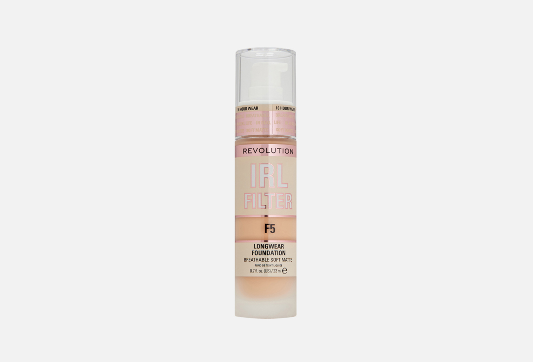 MakeUp Revolution Long-lasting Matte Liquid Foundation Irl Filter