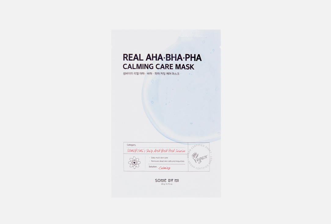 SOME BY MI Face Mask Real aha-bha-pha calming