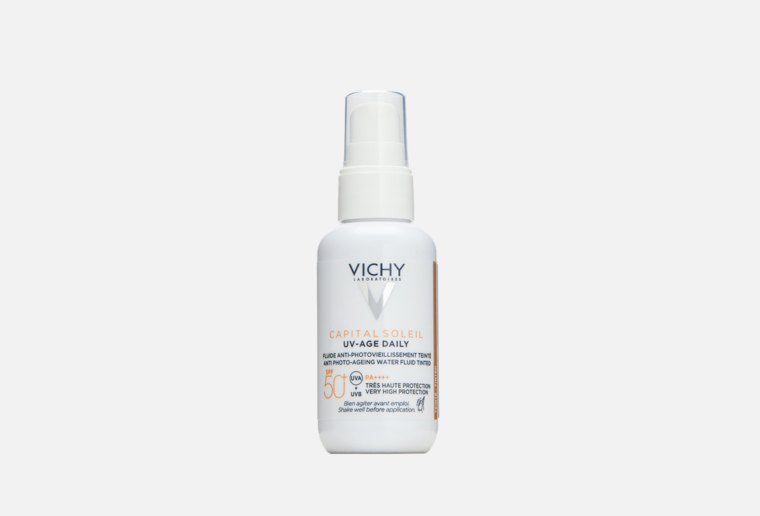 Vichy Tinted Anti-Ageing Sunscreen SPF 50+ PA ++++ Capital Soleil UV-Age