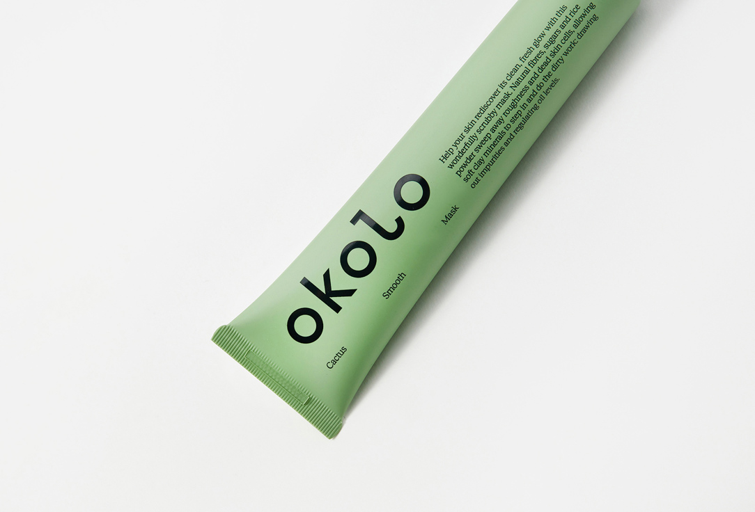 OKOLO Exfoliating clay mask for fresh recharged skin Cactus Smooth Mask