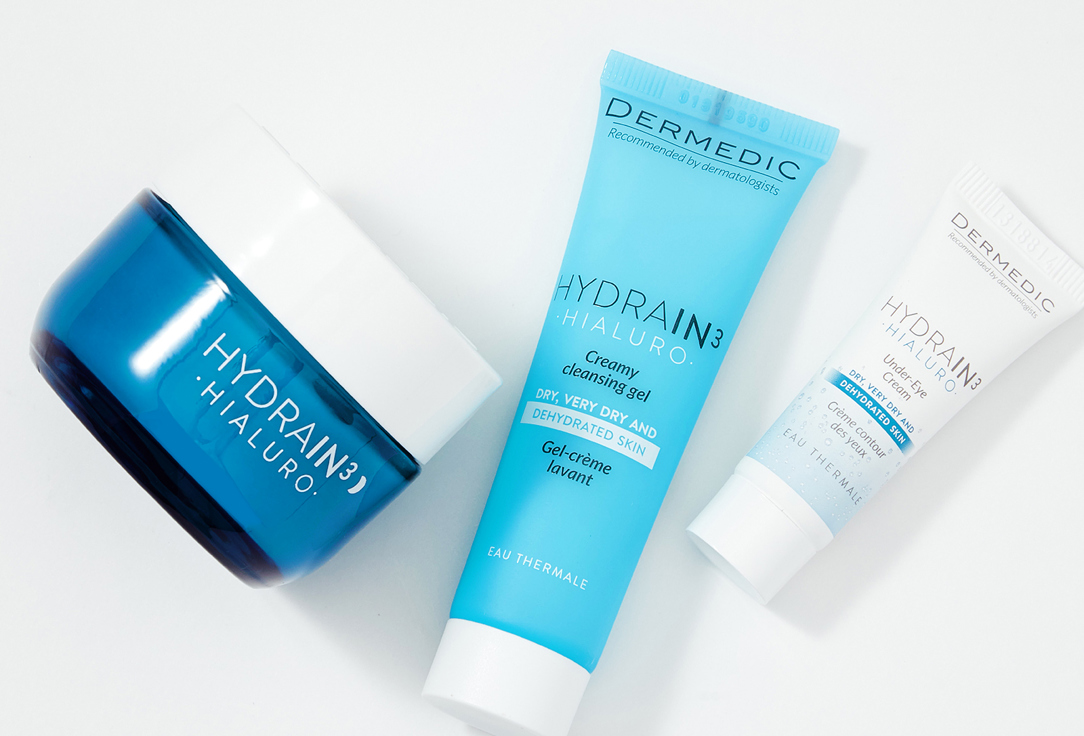 DERMEDIC skin care set Hydrain3