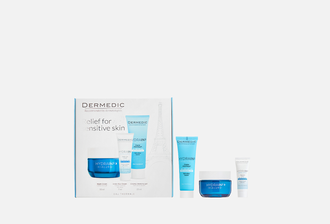 DERMEDIC skin care set Hydrain3