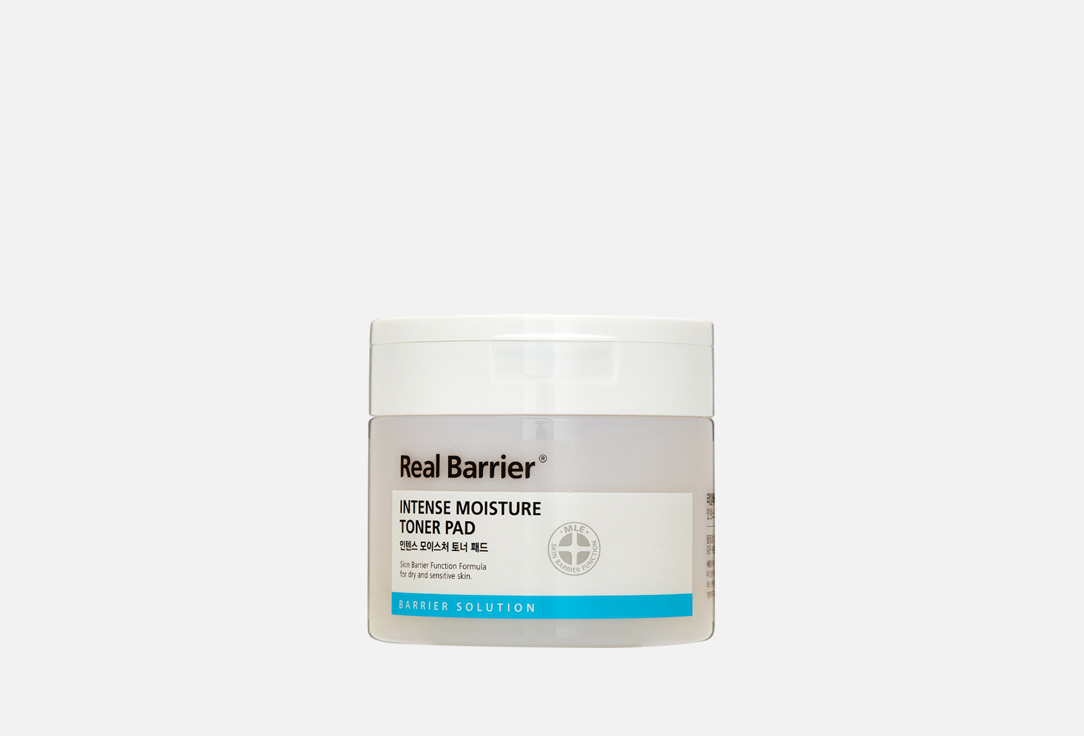 Real Barrier Moisturizing Toner Pads remove makeup residues, dead cells  Intense