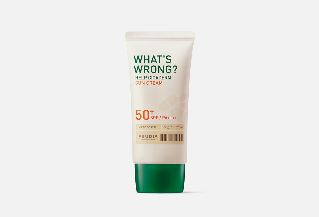 Frudia Sun Cream SPF 50+ PA++++ What's Wrong Help Cicaderm