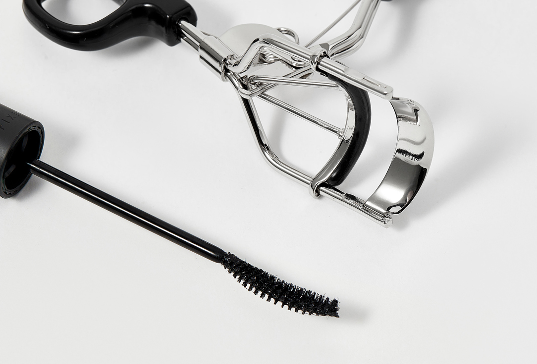 LUNA Mascara and Eyelash Curler Set Lash Extreme Fixing Cara