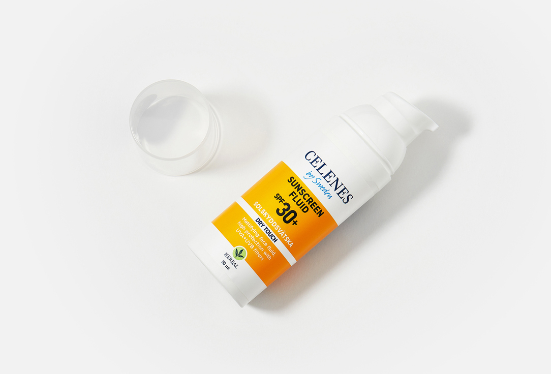 CELENES Sunscreen fluid spf30+ Herbal