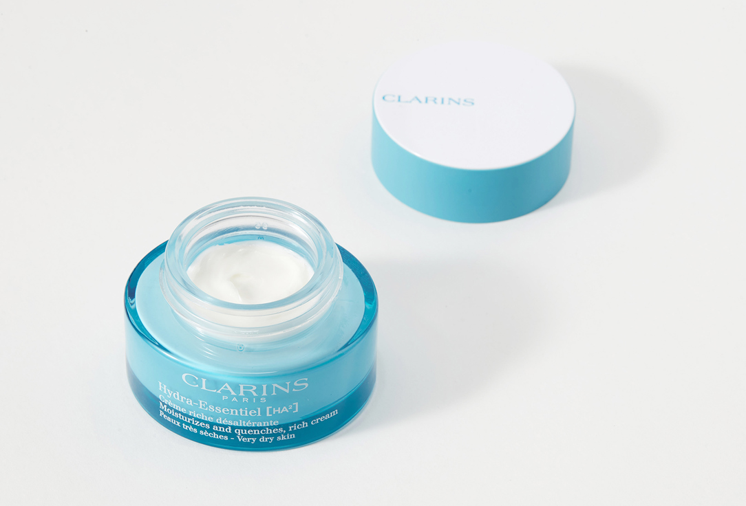 Clarins Rich, moisturizing day cream for very dry skin. Hydra-Essentiel Rich 