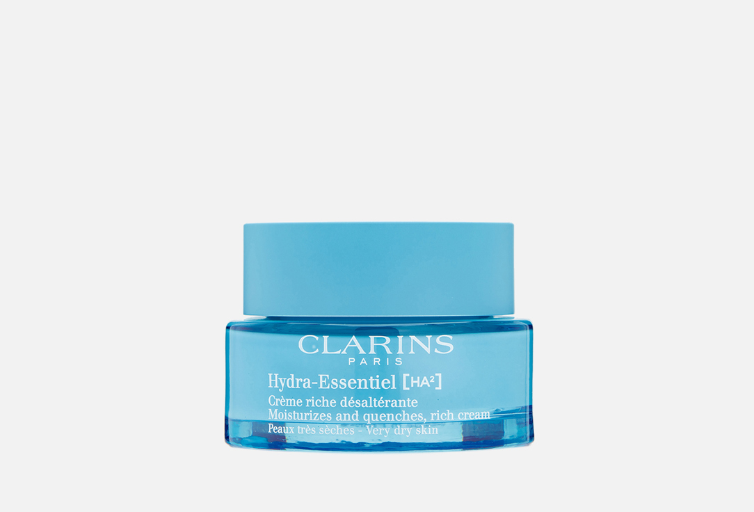 Clarins Rich, moisturizing day cream for very dry skin. Hydra-Essentiel Rich 