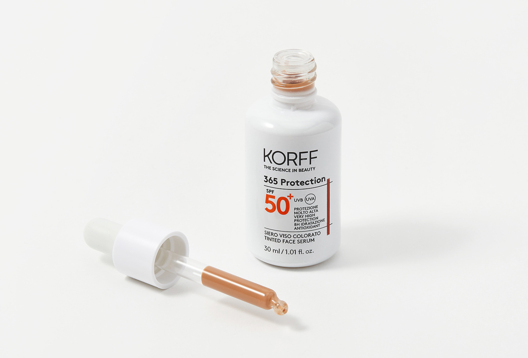 KORFF Face Serum SPF50+ 365 Protection Tinted Face Serum