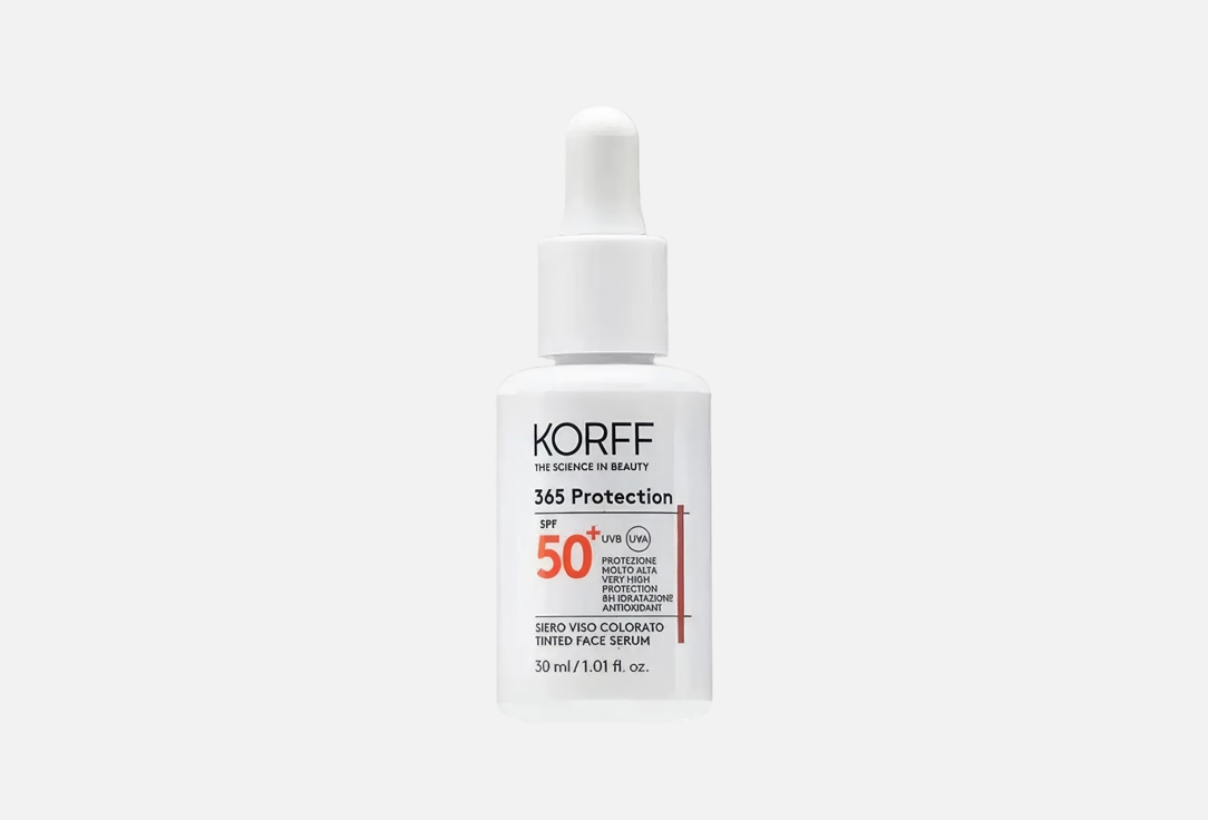 KORFF Face Serum SPF50+ 365 Protection Tinted Face Serum