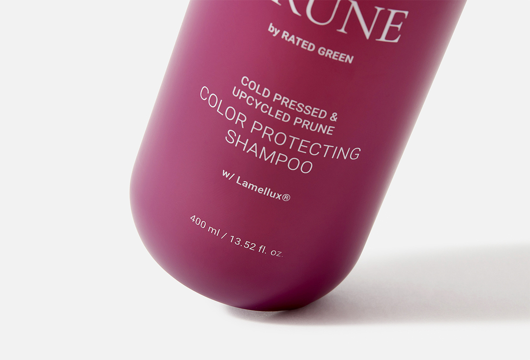 RATED GREEN Hydrating & Color Protecting Shampoo REAL PRUNE Cold Pressed & Upcycled Prune Oil