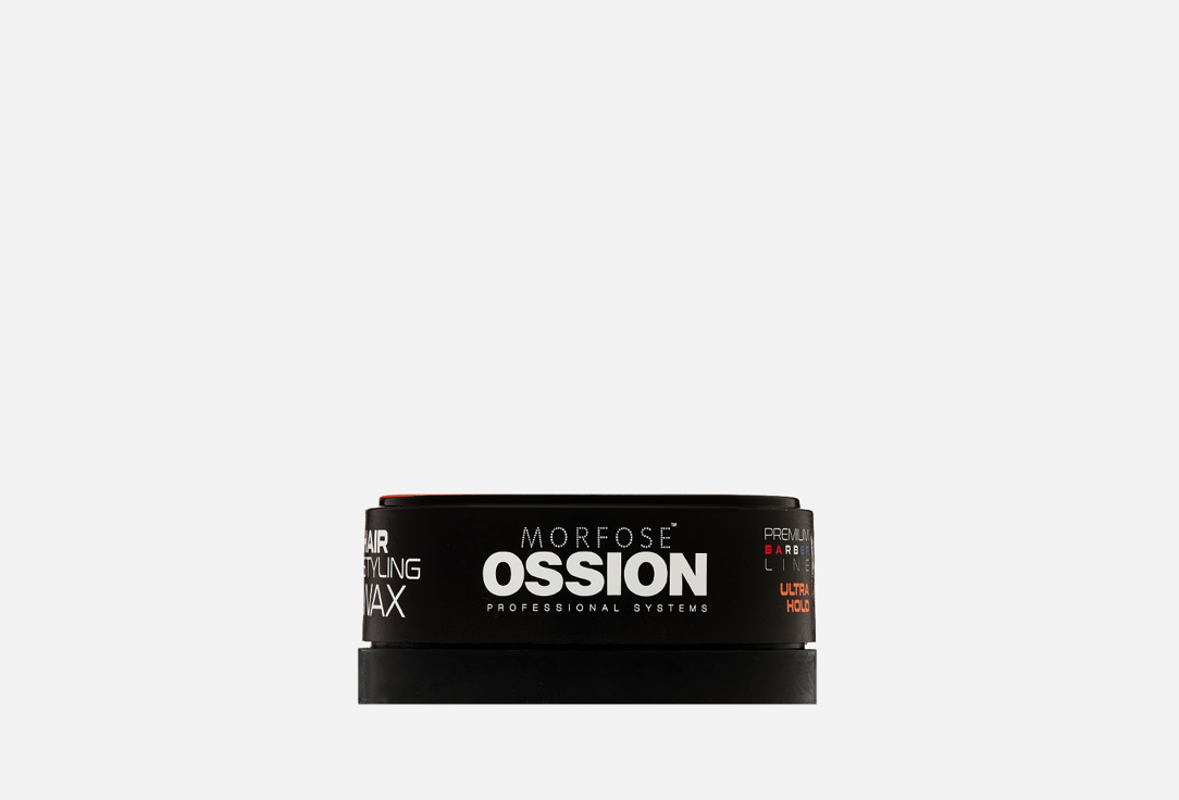 Morfose Ossion Premium Barber Line Hair Styling Wax As A Salon Hairstyle With A Strong Shine