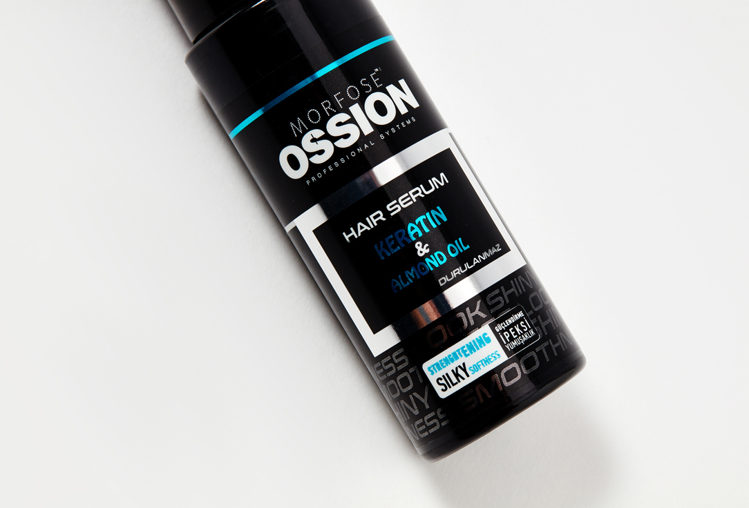 Morfose Ossion Hair Serum Keratin&Almond Oil Regenerating And Protective Serum For Damaged Hair