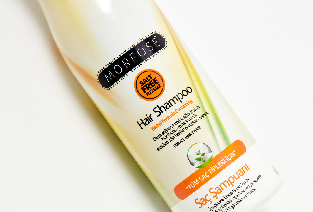 Morfose Herbal Hair Shampoo Salt Free Salt-Free Shampoo To Improve Condition All Hair Types