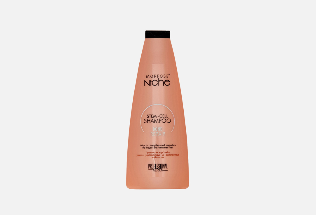 Morfose Niche Bond Repair Shampoo Strengthens Hair Cuticle