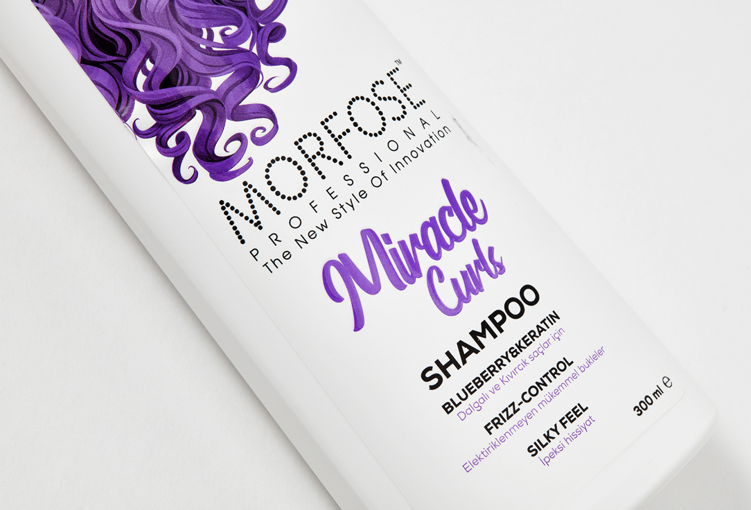 Morfose Miracle Curls Shampoo Clean Reduce Frizz And Enhance Elasticity