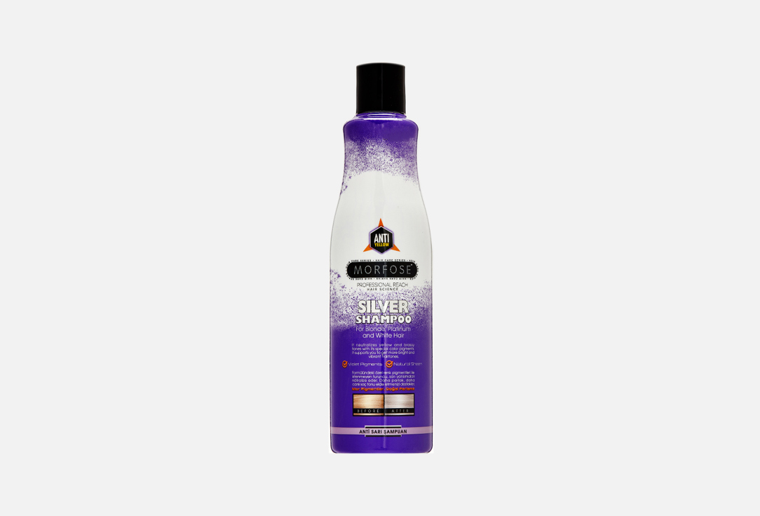 Morfose Silver Shampoo Purple Shampoo To Neutralize Color And Glow Gray Hair