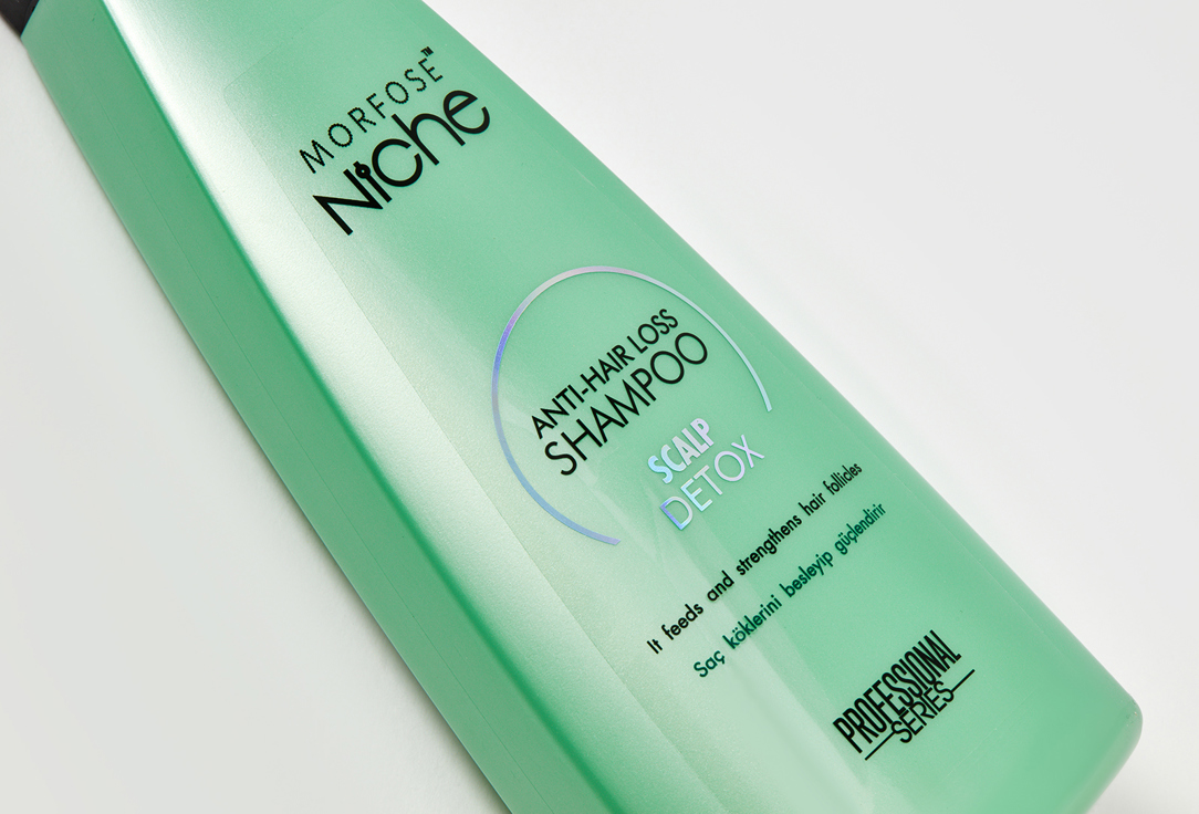 Morfose Niche Ph Balance Anti Dandruff Shampoo Peptides Strengthen Hair, Help Prevent Hair Loss And Support Growth