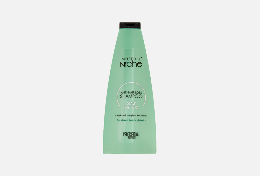 Morfose Niche Ph Balance Anti Dandruff Shampoo Peptides Strengthen Hair, Help Prevent Hair Loss And Support Growth