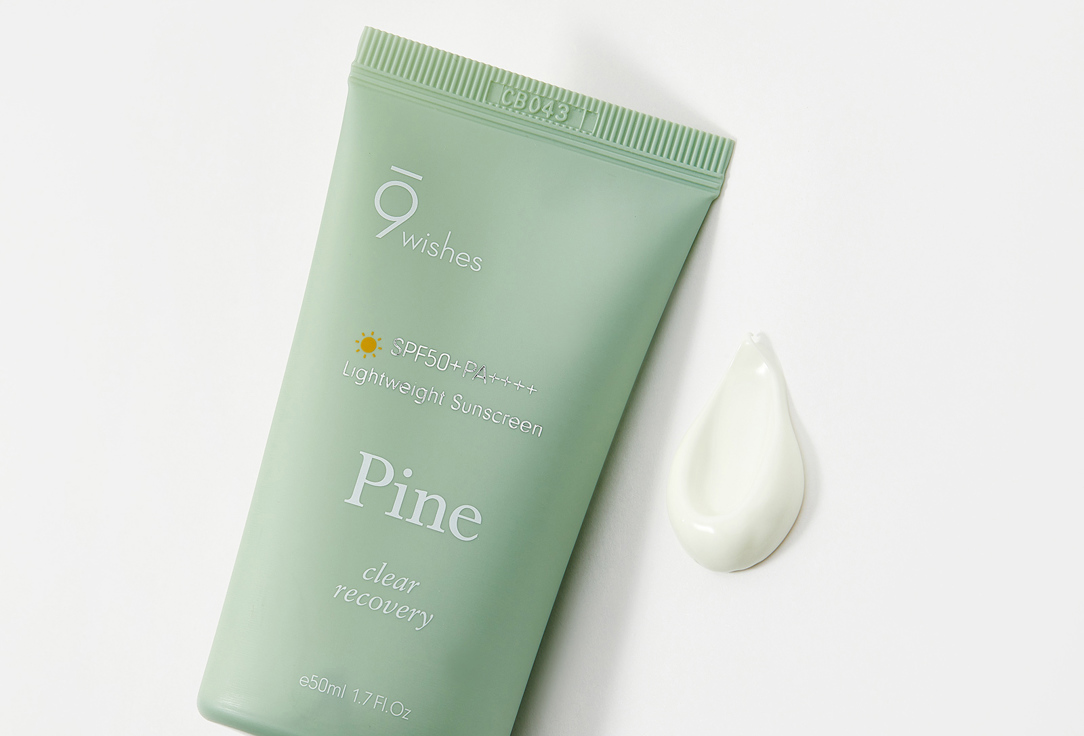 9 wishes Sunscreen spf 50+ pa++++ Pine treatment