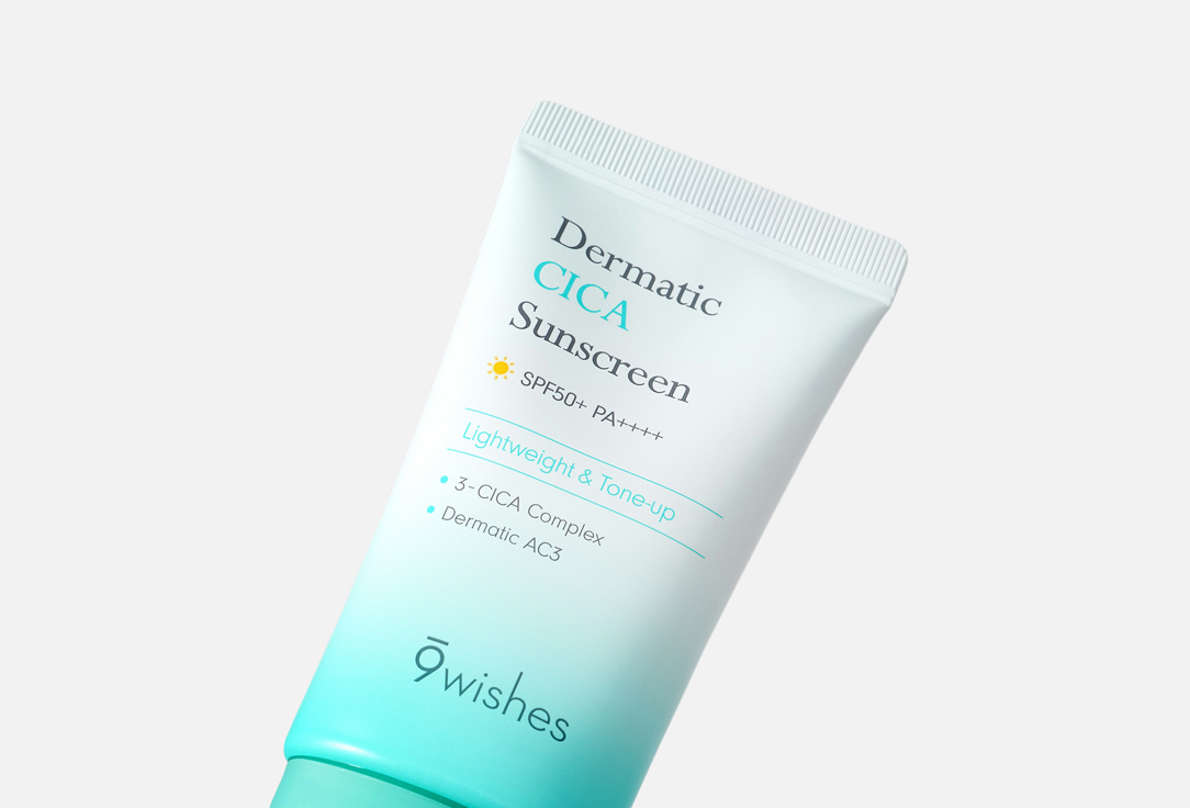 9 wishes Sunscreen spf 50+ pa++++ Dermatic Cica