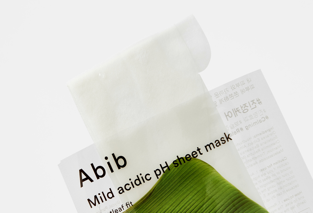 ABIB Face sheet mask Acidic ph heartleaf fit