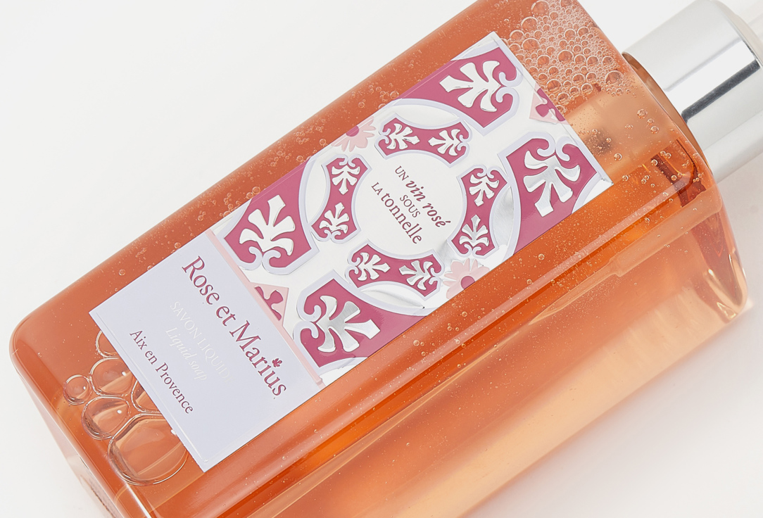 Rose et Marius Liquid soap for hands and body Un vin rosé sous la tonnelle