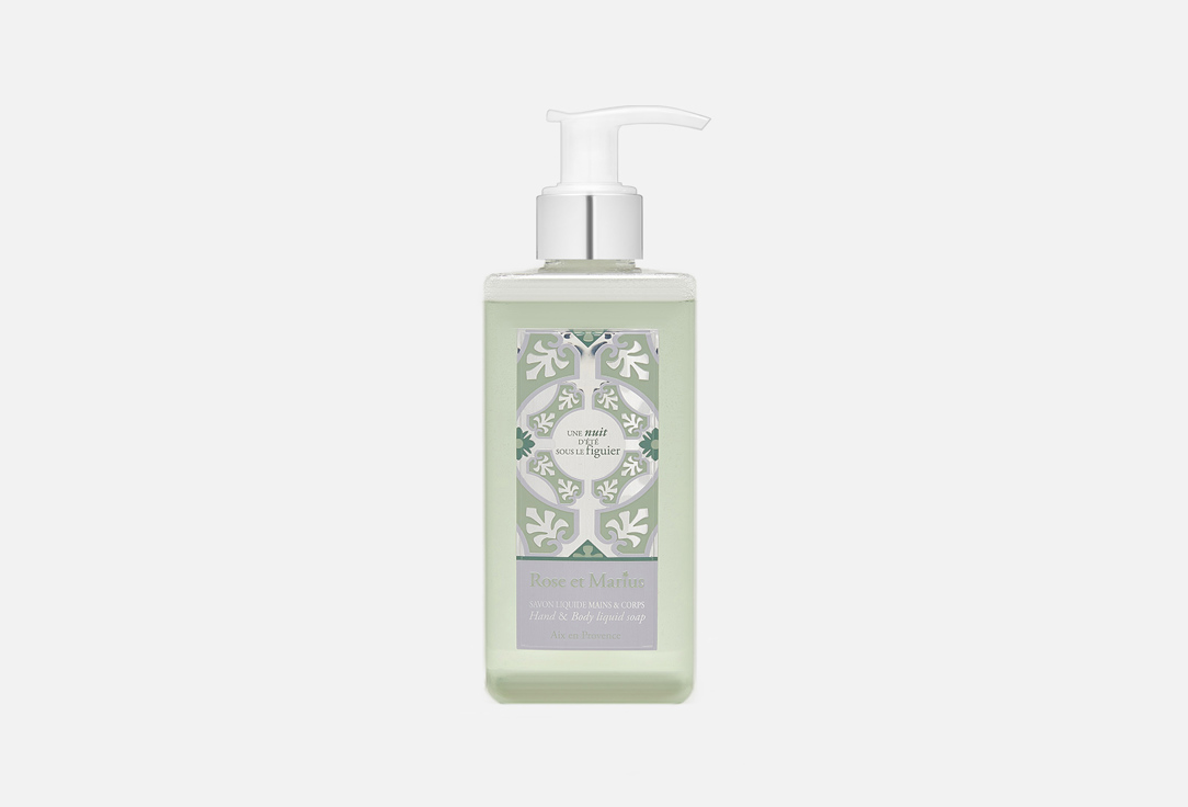 Rose et Marius Liquid soap for hands and body Une nuit d’été sous les figuiers