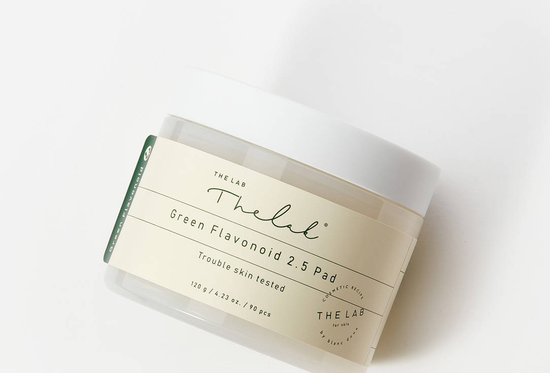 THE LAB by blanc doux Face Toner Pads Green Flavonoid 2.5 Pad