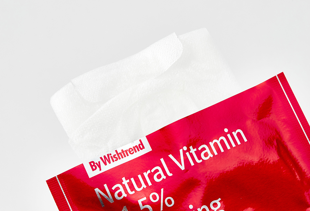 BY WISHTREND Тканевая маска для лица Natural Vitamin 21.5% Enhancing Sheet Mask