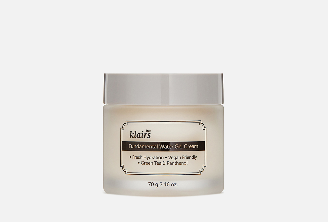 Dear, klairs Moisturizing face cream gel Fundamental Water