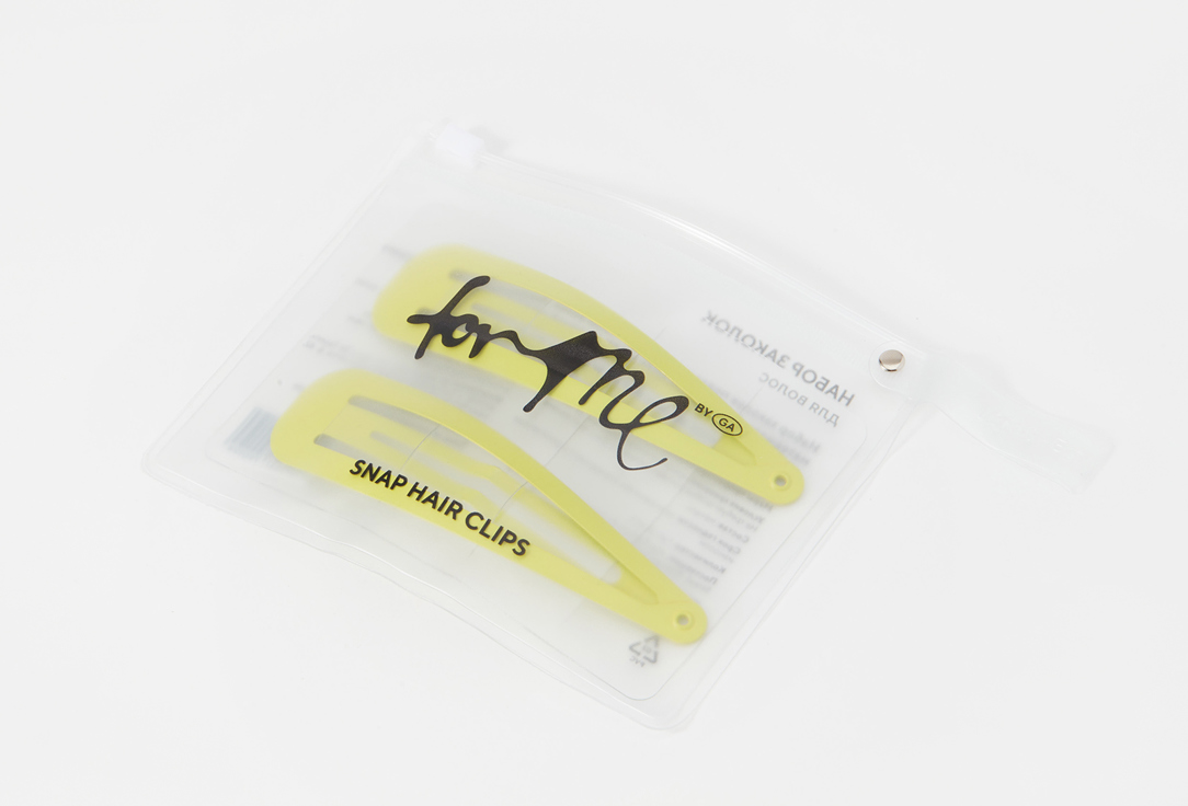 For me by gold apple Snap hair clips Snap