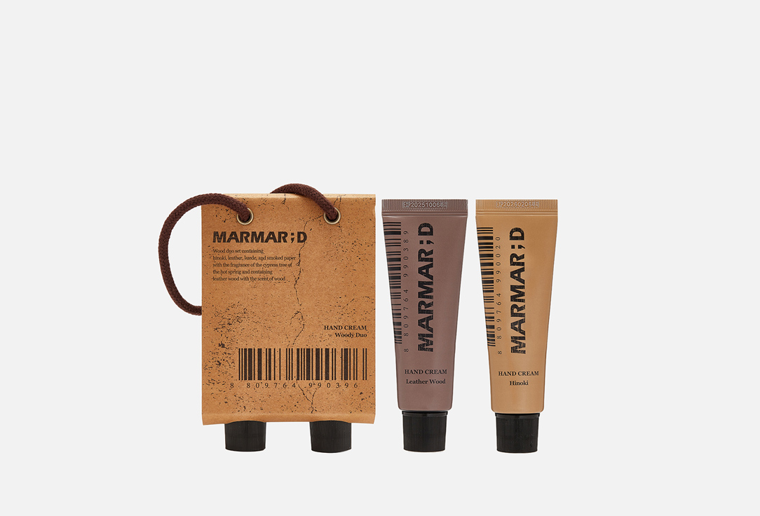 Marmard Perfumed Hand Creams Set Woody Duo