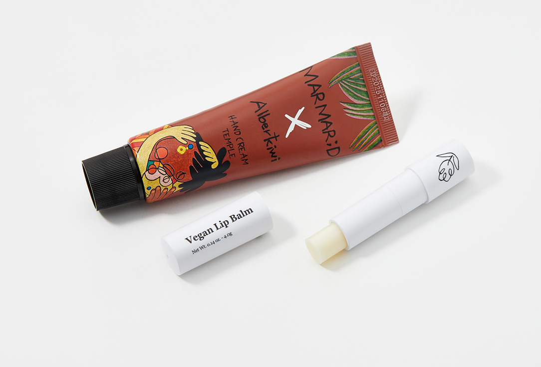 Marmard Lip Balm And Hand Cream Set Temple