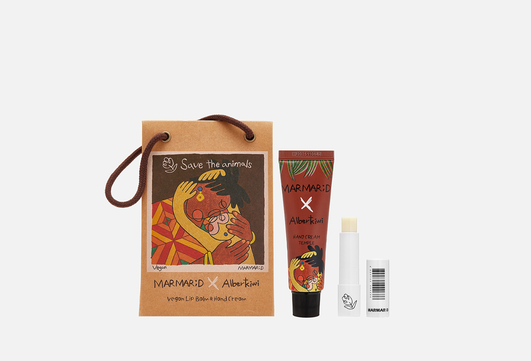 Marmard Lip Balm And Hand Cream Set Temple