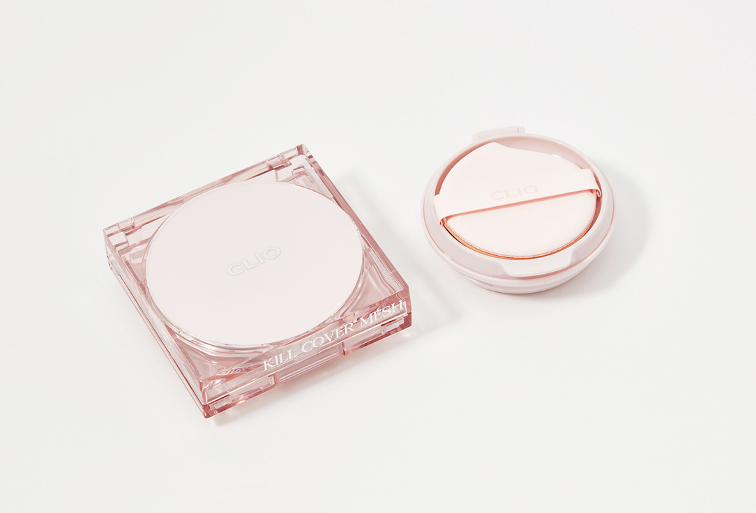 Clio Glow Cushion Foundation SPF50+ Kill cover mesh