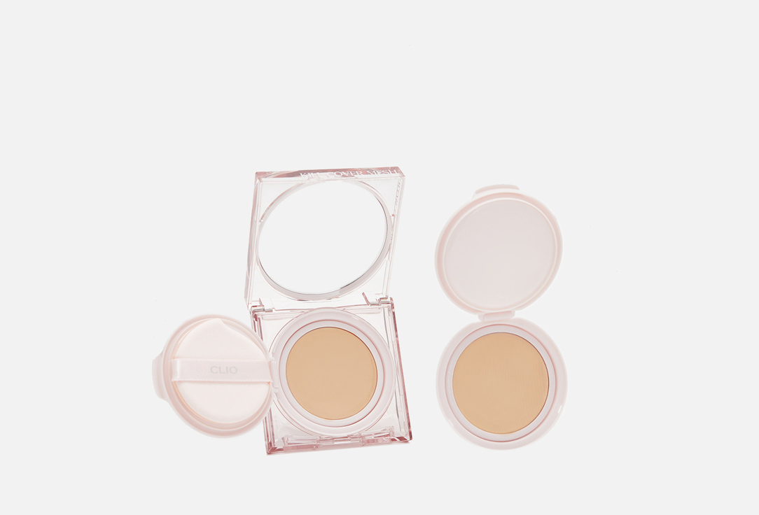 Clio Glow Cushion Foundation SPF50+ Kill cover mesh