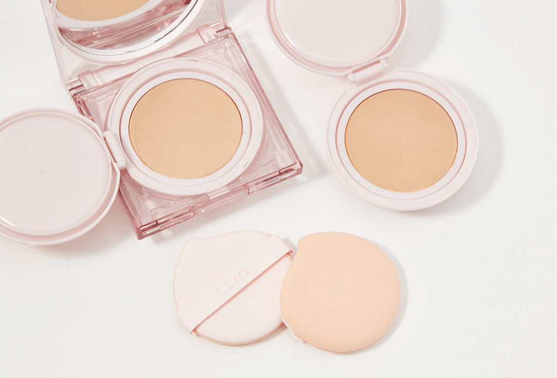 Clio Glow Cushion Foundation SPF50+ Kill cover mesh