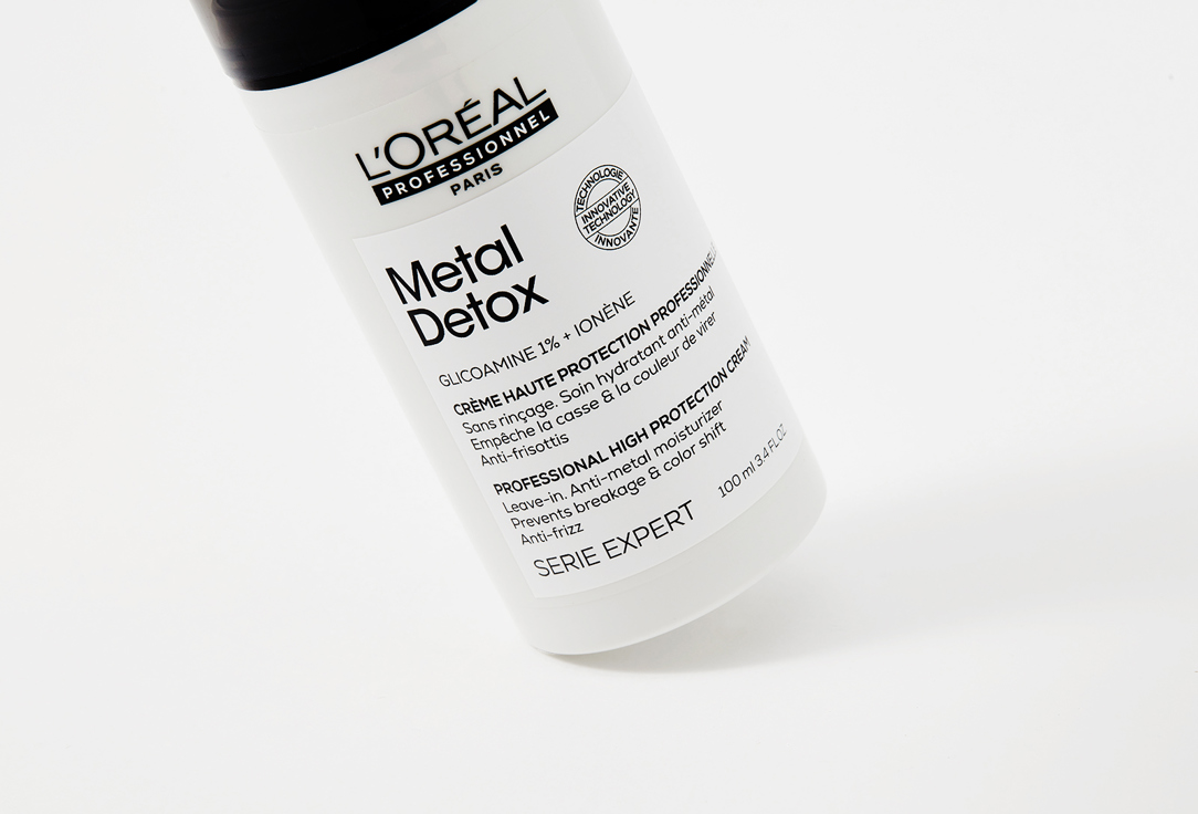 L'Oreal Professionnel Leave-in Cream for damaged & wavy  hair Metal Detox