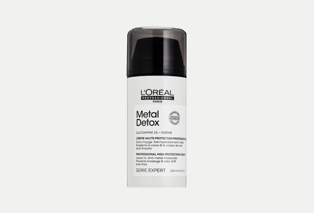 L'Oreal Professionnel Leave-in Cream for damaged & wavy  hair Metal Detox